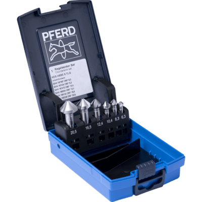 PFERD TOOLS Nástroje na vŕtanie a ponáranie SET KES HSSE DIN 335 C90° 6
