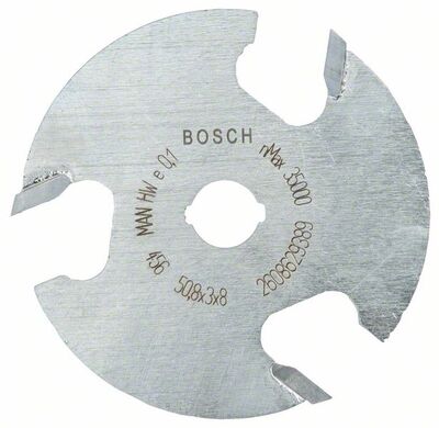 BOSCH Kotoucové drážkovací frézy 8 mm, D1 50,8 mm, L 3 mm, G 8 mm
