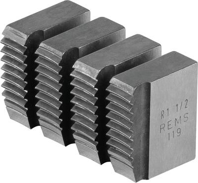REMS Rezacie čeľuste R 1 1/2 Rems rúrkový závit R kužeľové re ISO 7-1, EN 10226