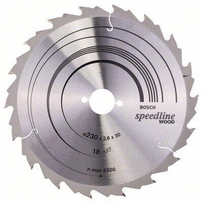 BOSCH 2608640804 - Pílový kotúc Speedline Wood 230 x 30 x 2,6 mm, 18
