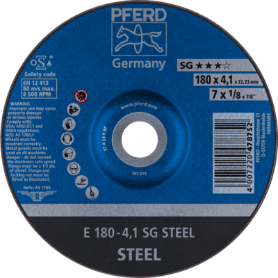 PFERD TOOLS Brúsky E 180-4,1 SG OCEĽ