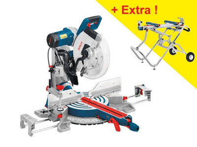 BOSCH GCM 12 GDL + GTA 2500 W - 0615990FZ6 - Kapovací a pokosová pila vcetne pracovního stolu