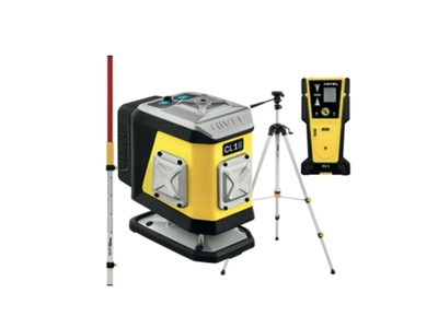 NIVEL SYSTEM Krížový laser 1×360° s modrým lúčom CL1B SET