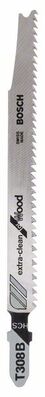 BOSCH Pilový list do kmitací pily T 308 B Extraclean for Hard Wood