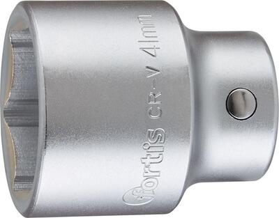 FORTIS Hlavica 1/2" 6 hran 41 x 63mm CrV DIN3124 Fortis