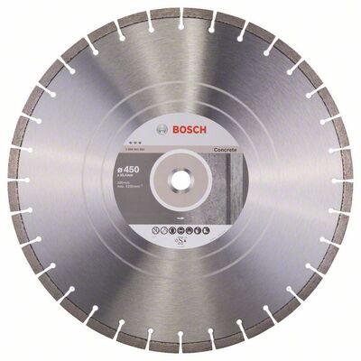 BOSCH Diamantový rezací kotouc Best for Concrete 450 x 25,40 x 3,6 x 12 mm