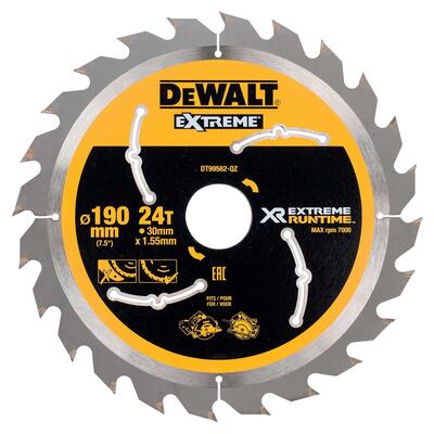 DeWALT Kotouč pilový 190x30mm 24Z XR EXTREME® RUNTIME