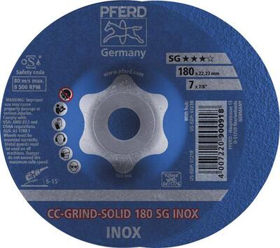 PFERD Brusivo CC-GRIND d180 SOLID SG-INOX Pferd