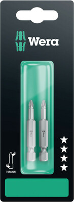 WERA 855/4 TZ SB Bity, PZ 1 x 50 mm, 2-dielny