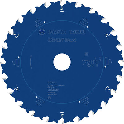 BOSCH Pílový kotúč EXPERT Wood na drevo pre okružné píly, 216 × 2,6/1,6 × 30 mm, T24 - 2608902207