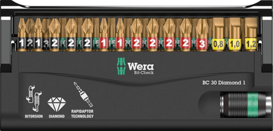 WERA FÉRKE KÉSZLET BIT-CHECK 30 DIAMOND 1 05057431001