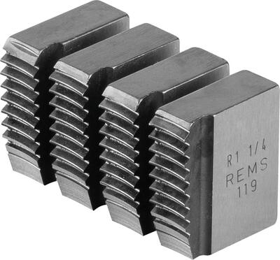 REMS Rezacie čeľuste R 1 1/4 Rems rúrkový závit R kužeľové re ISO 7-1, EN 10226