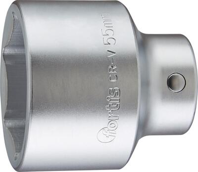 FORTIS Hlavica 1/2" 6 hran 55 x 68mm CrV DIN3124 Fortis