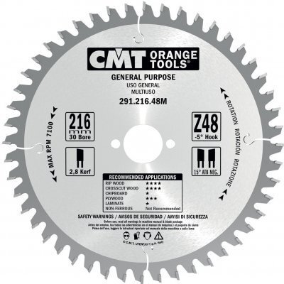 CMT Kotúč pílový HM D180x30 Z24 C29118024M