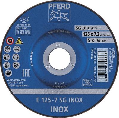 PFERD Kotúč brúsny 230 x 8,3 inox A30N SG Pferd