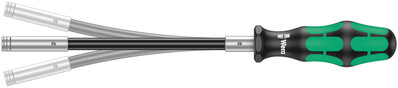 WERA 393 S Ručný držiak bitov extra tenký s flexibilnou stopkou, 1/4" x 173,5 mm