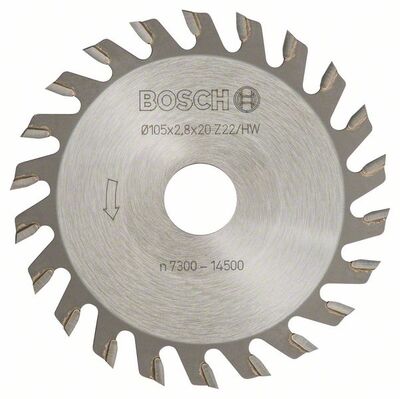 BOSCH Kotúčová fréza 22, 20 mm, 2,8 mm