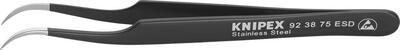KNIPEX Pinzeta precízna 120mm zahnutá ESD / 923875 ESD Knipex