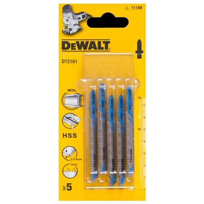 DeWALT FŰRÉSZPENGE VASTAG FÉMHOZ 5 db DT2161
