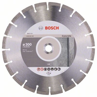 BOSCH Diamantový rezací kotouc Standard for Concrete 300 x 22,23 x 3,1 x 10 mm