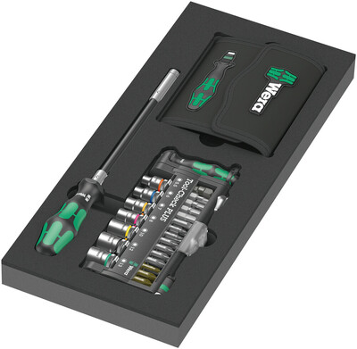 WERA 9750 Kraftform Kompakt a Tool-Check PLUS v penovej vložke, set 1, 57 dielny