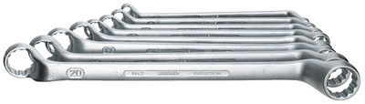GEDORE 2-122 ISO Sada obojstranných očkových kľúčov, 12-dielna 6-34 mm