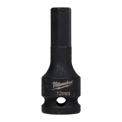 MILWAUKEE Nástrčný kľúč 1/2" - HEX 12 Shockwave vnútorný
