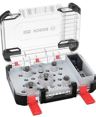 BOSCH PRO Sheet Metal PC Plus lyukasztó készlet, 8 db - 2608594474