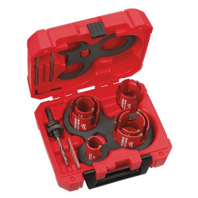 MILWAUKEE KÖRFŰRÉSZ KÉSZLET BIG HAWG MULTI ANYAG (10 DB) 4932464939