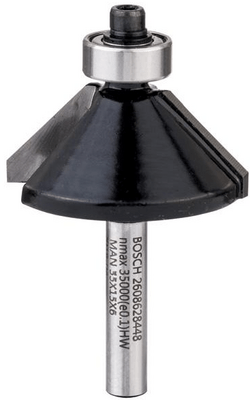 BOSCH Fazetová fréza, 6 mm - 2608628448