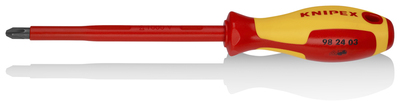 KNIPEX 98 24 03 Skrutkovač pre skrutky s krížovou drážkou Phillips® izolovaná multi-komponentná ruko