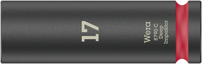WERA 8790 C Impaktor Deep nástrčná hlavica s pripojovacím rozmerom 1/2", 17 x 83 mm