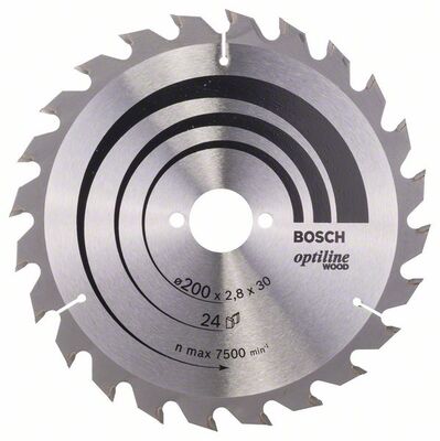 BOSCH 2608640618 - Pílový kotúc Optiline Wood 200 x 30 x 2,8 mm, 24