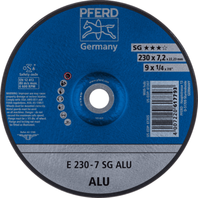 PFERD TOOLS Brúsky E 230-7 SG ALU
