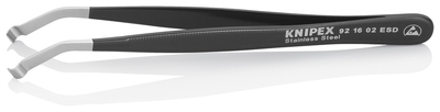 KNIPEX 92 16 02 ESD Polohovacie pinzety ESD  120 mm