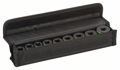 BOSCH 2608551100 - 9-dielna súprava nadstavcov s násuvnými klúcmi 38 mm; 10, 11, 13, 17, 19, 21, 22, 24, 2