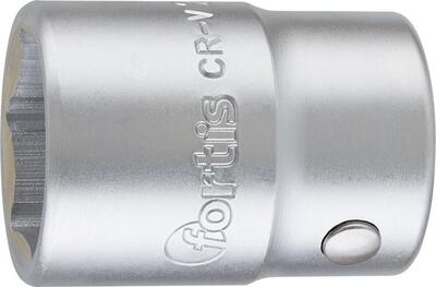 FORTIS Hlavica 1/2" 6 hran 27 x 50mm CrV DIN3124 Fortis