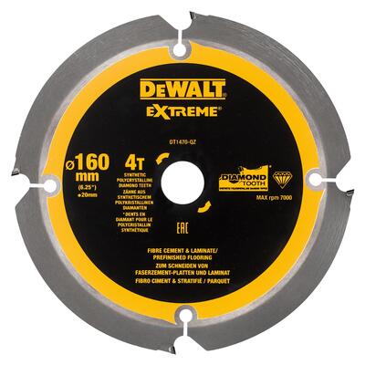 DeWALT Vágótárcsák 160/20 4z cementszálas lapokhoz DT1470