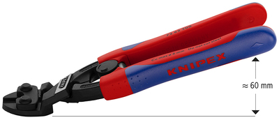 KNIPEX 72 62 200 Rezák s hladkým rezom s veľkou pákovou silou pre mäkký kov a plast so štíhlymi mult