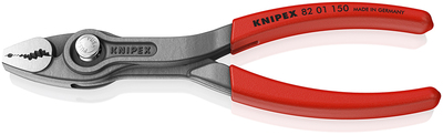 KNIPEX 82 01 150 SB TwinGrip® s protišmykovým plastovým povrchom šedá atramentizovaná 150 mm