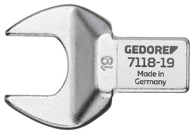 GEDORE Vidlicový kľúč s vsadenými koncami 18 mm, štvorhran 14x18 mm. Gedore