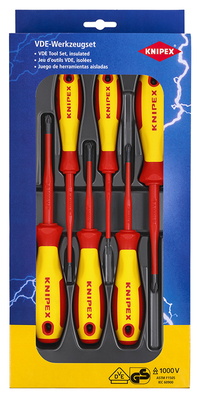 KNIPEX 00 20 12 V04 Sada VDE skrutkovačov Drážkovaný / Phillips® / Pozidriv®
