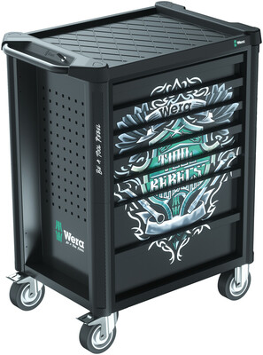 WERA 9700 Dielenský vozík 1 Tool Rebel, 94 dielny