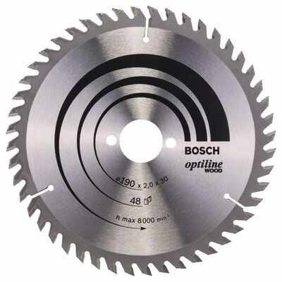 BOSCH 2608641186 - Pílový kotúc Optiline Wood 190 x 30 x 2,0 mm, 48