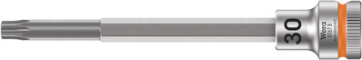 WERA 8767 B Hlavice s bitem TORX® Zyklop s upínacou časťou 3/8", s extra štíhlym profilom, TX 30 x 107 mm