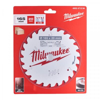 MILWAUKEE FŰFŰRÉSZ 165 X 20 X 2,2 MM 24Z ATB 4932471294