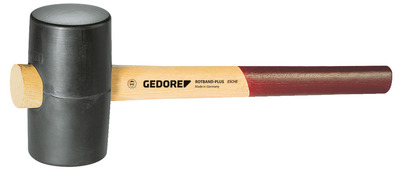 GEDORE 227 E-4 Gumový kladivo s jaseňovým držadlom d 90 mm