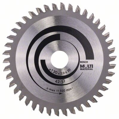 BOSCH 2608641195 - Pílový kotúc Multi Material 130 x 20/16 x 2,0 mm, 42