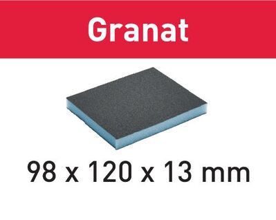 FESTOOL Brúsna špongia 98x120x13 60 GR/6 Granat