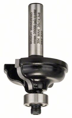 BOSCH Profilová fréza A 8 mm, R1 4,8 mm, B 11 mm, L 14,3 mm, G 57 mm